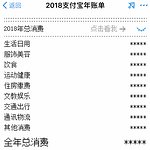 2018年度重头戏来了：支付宝 年度账单 已经到了 是否让你不忍直视